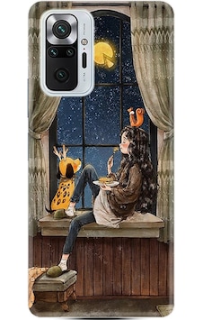 Xiaomi Redmi Note 10 Pro Kılıf Desenli Ananas Camera Glass 1358 Siyah Xiaomi Redmi Note 10 Pro Kılıf Desenli Ananas Camera Glass 1358 Siyah