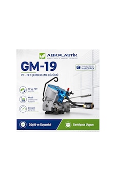 Abkplastik GM-19 16x16 Havalı PP Pet Çember Germe Makinesi Abkplastik GM-19 16x16 Havalı PP Pet Çember Germe Makinesi
