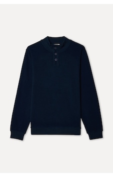 Mudo Erkek Erkek Lacivert Düğmeli Dik Yaka Sweatshirt 1272616 Mudo Erkek Erkek Lacivert Düğmeli Dik Yaka Sweatshirt 1272616