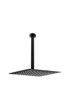 Ankastre Tavandan Duş Başlığı Borulu Kare Slim Metal 30x30 Cm Mat Siyah Diğer Ankastre Tavandan Duş Başlığı Borulu Kare Slim Metal 30x30 Cm Mat Siyah Diğer