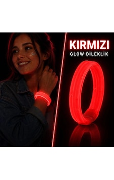 Kırmızı Kalın Glow Bileklik Kırılarak Yanan Parti Ve Festival Bilekliği 2 Yaş Mavi Kırmızı Kalın Glow Bileklik Kırılarak Yanan Parti Ve Festival Bilekliği 2 Yaş Mavi