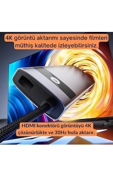 Multiport Pd 100w 8in1 Type-c To Dönüştürücü Hub Type-c To Rj45 Hdmı4k 30hz Usb3.0 Sd/tf Multiport Pd 100w 8in1 Type-c To Dönüştürücü Hub Type-c To Rj45 Hdmı4k 30hz Usb3.0 Sd/tf