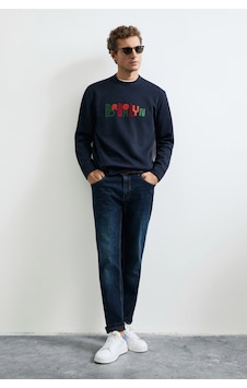 Lufian Fınn Erkek Sweatshirt Lacivert Lacivert 112030202100200 Lufian Fınn Erkek Sweatshirt Lacivert Lacivert 112030202100200