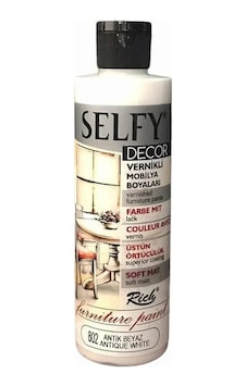 Rich Selfy Decor Vernikli Boya 240Cc 802 Antik Beyaz Rich Selfy Decor Vernikli Boya 240Cc 802 Antik Beyaz