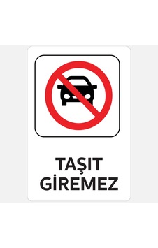 Ekstrafix Yul-438 25x35cm Taşıt Giremez 8'li Avantaj Paketi Mıchu
