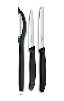 Victorinox Yan Soyacak-10 CM Düz-11 CM 3 Lü Set Siyah Victorinox Yan Soyacak-10 CM Düz-11 CM 3 Lü Set Siyah