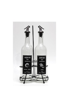 2 Adet Şeffaf Dibi Çukur 750 Ml Etiketli Yağlık Ve Siyah Stant 2 Adet Şeffaf Dibi Çukur 750 Ml Etiketli Yağlık Ve Siyah Stant