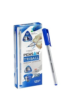 Pensan Triball Tükenmez Kalem 12'li Mavi