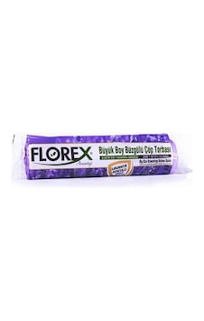 250 Adet Florex-503 Avantaj Lavanta Kokulu Büzgülü Büyük 10pcs 65x70cm Çöp Torba 25x10 250 5468