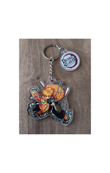 Owl Bag Demon Slayer: Kimetsu No Yaiba Anime Serisi Zenitsu Desenli Acrylic Anahtarlık Çanta Süsü Çok Renkli Owl Bag Demon Slayer: Kimetsu No Yaiba Anime Serisi Zenitsu Desenli Acrylic Anahtarlık Çanta Süsü Çok Renkli