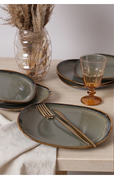 Keramika Reaktif Yeşil İsabella Pasta Tabağı 25 Cm 6 Adet Q84 Keramika Reaktif Yeşil İsabella Pasta Tabağı 25 Cm 6 Adet Q84