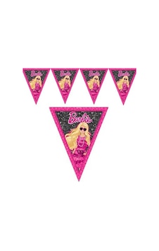 Barbie Üçgen Flama Bayrak Set Pk:1 +3 Barbie Üçgen Flama Bayrak Set Pk:1 +3