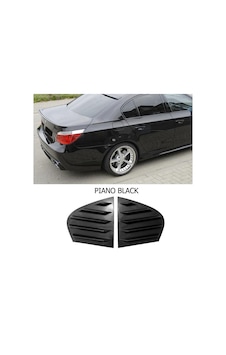 Bmw E60 2004-2010 Kelebek Cam Kaplama Parlak Siyah Parça