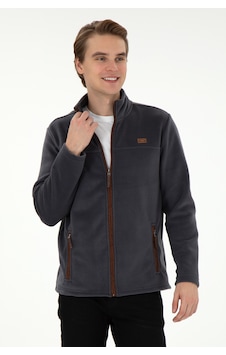 U.S. Polo Assn. Erkek Antrasit Polar Örme Hırka 50290594-VR006 U.S. Polo Assn. Erkek Antrasit Polar Örme Hırka 50290594-VR006