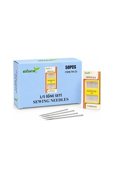 Alsen Dikiş İğnesi Seti 10 Pcs 1/5 Kalite Ve Dayanıklılık- 50'li Paket