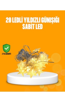 Yıldız Led Işık 5 Metre Dekoratif Aydınlatma Günışığı Yıldız Led Işık 5 Metre Dekoratif Aydınlatma Günışığı