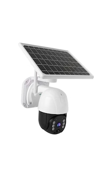 Solar Panelli Su Geçirmez Gece Görüş Destekli Kablosuz Bağlantılı Güvenlik Kamerası Lisinya Solar Panelli Su Geçirmez Gece Görüş Destekli Kablosuz Bağlantılı Güvenlik Kamerası Lisinya