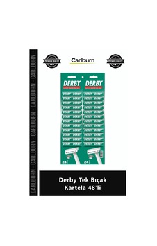 Özel Üretim Tek Bıçaklı Tıraş Bıçağı Kaliteli Keskin Paslanmaz Ekonomik Derby Tek Bıçak Kartela 48'l Özel Üretim Tek Bıçaklı Tıraş Bıçağı Kaliteli Keskin Paslanmaz Ekonomik Derby Tek Bıçak Kartela 48'l