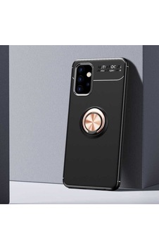 Galaxy A32 5g Kılıf Zore Ravel Silikon Kapak Siyah-Rose Gold Galaxy A32 5g Kılıf Zore Ravel Silikon Kapak Siyah-Rose Gold