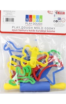 Südor S015 Oyun Hamuru Kalıbı Merdane + 8 Büyük Şekil