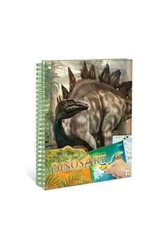 Dinosart-15204 Small Creative Book - Velvet Art 8 Lı