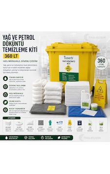 Yağ Ve Petrol Döküntü Temizleme Kiti 360 Lt Bant Marketim