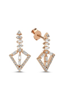 0,55 Karat Pırlantalı Küpe 0,55 Karat Pırlantalı Küpe