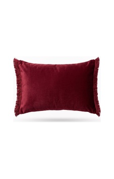 "merlot" Püsküllü Kadife Düz Kırlent Kılıfı 30x50 Bordo "merlot" Püsküllü Kadife Düz Kırlent Kılıfı 30x50 Bordo