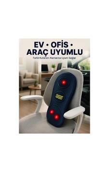 Isıtmalı Bel Masaj Minderi Ev Ofis Araç Uyumlu Titreşimli Destek Diğer Isıtmalı Bel Masaj Minderi Ev Ofis Araç Uyumlu Titreşimli Destek Diğer