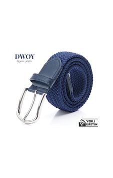 Dwoy Elastik Örgü Kemer Lacivert-922 Dwoy Elastik Örgü Kemer Lacivert-922