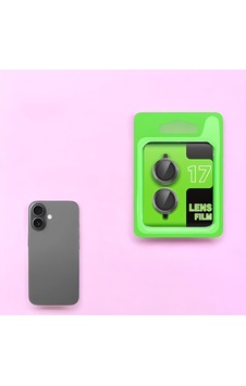 İphone 17 Uyumlu Premium Kalite Parmak İzi Tutmaz Renkli Kamera Lens Koruyucu Siyah İphone 17 Uyumlu Premium Kalite Parmak İzi Tutmaz Renkli Kamera Lens Koruyucu Siyah