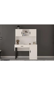 Lian Kitaplıklı Mdf Çalışma Masası Çok Renkli Lian Kitaplıklı Mdf Çalışma Masası Çok Renkli