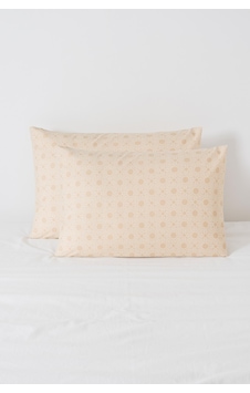Mix & Match Noelle %100 Pamuk 2 Li Yastık Kılıfı Seti 50 X 70cm Bej Mix & Match Noelle %100 Pamuk 2 Li Yastık Kılıfı Seti 50 X 70cm Bej