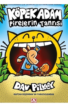 Köpek Adam Pirelerin Tanrısı - Köpek Adam 5 - Dav Pilkey - Altın Kitaplar