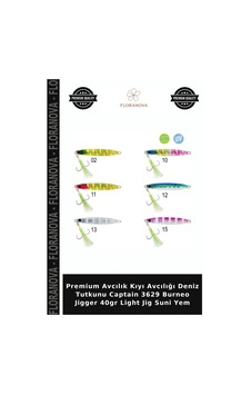 Premium Avcılık Kıyı Avcılığı Deniz Tutkunu Captain 3629 Burneo Jigger 40gr Light Jig Suni Yem Premium Avcılık Kıyı Avcılığı Deniz Tutkunu Captain 3629 Burneo Jigger 40gr Light Jig Suni Yem