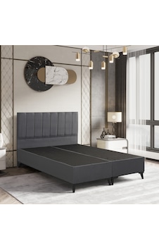 Easy Çift Kişilik Baza Başlık Set 2'li Set Sandıksız Gri Konuma Özel Teslimat 150x200 Easy Çift Kişilik Baza Başlık Set 2'li Set Sandıksız Gri Konuma Özel Teslimat 150x200