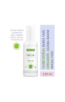 INCIA %100 Doğal Bebek Yağı Organik Jojoba Bakım Masaj Yağı Parafinsiz Bitkisel Vegan 110 ml INCIA %100 Doğal Bebek Yağı Organik Jojoba Bakım Masaj Yağı Parafinsiz Bitkisel Vegan 110 ml