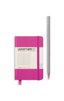 Leuchtturm1917 Mini Boy A7 Not Defteri, Çizgili, Pembe Leuchtturm1917 Mini Boy A7 Not Defteri, Çizgili, Pembe