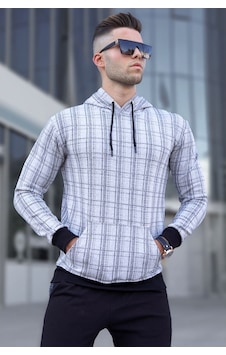 Madmext Gri Kapüşonlu Sweatshirt 5330 Gri Madmext Gri Kapüşonlu Sweatshirt 5330 Gri