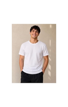 Regata Erkek/unisex Desenli Bisiklet Yaka Basic T-shirt Beyaz Regata Erkek/unisex Desenli Bisiklet Yaka Basic T-shirt Beyaz