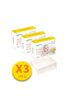 Agarta Doğal Bebek Sabunu 150 G x 3 Agarta Doğal Bebek Sabunu 150 G x 3