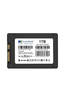 Twinmos Tm1000gh2ugl 2.5 1tb Sata3 580mb-550mb/s 3dnand Ssd Twinmos Tm1000gh2ugl 2.5 1tb Sata3 580mb-550mb/s 3dnand Ssd