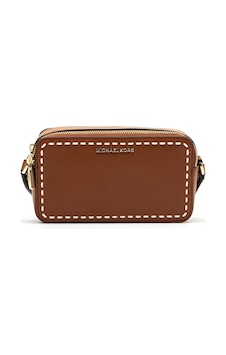 Michael Kors Jet Set Contrast Stitch Crossbody Bag 32t4gj6c1l Kahverengi