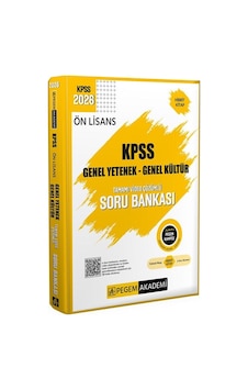 Pegem 2026 Kpss Ön Lisans Soru Bankası Çözümlü Tek Kitap Pegem Akademi Yayınları Pegem 2026 Kpss Ön Lisans Soru Bankası Çözümlü Tek Kitap Pegem Akademi Yayınları