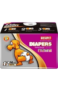 Hushpet Köpek Alt Tuvalet Bezi 12'li M Boy Hushpet Köpek Alt Tuvalet Bezi 12'li M Boy