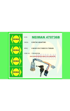 Kontak - 557 - Kilidi - Anahtarlı Renault - Dpmıx-hb - Goo 98-07 Kontak - 557 - Kilidi - Anahtarlı Renault - Dpmıx-hb - Goo 98-07