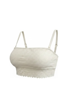 Bonbon Kadın Full Dantelli İçi Pamuk Astarlı Bralet Bb2808 Ekru Bonbon Kadın Full Dantelli İçi Pamuk Astarlı Bralet Bb2808 Ekru