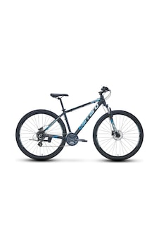 Carraro 26" Force 650 24 Vites Hyd Fren Bisiklet Mat Siyah - Mavi - Açık Mavi - Gümüş