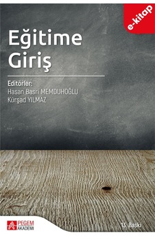 Eğitime Giriş E-kitap Eğitime Giriş E-kitap