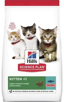 Hill's Scıence Plan Kitten Somonlu Yavru Kedi Maması 5kg+2kg Hediye Hill's Scıence Plan Kitten Somonlu Yavru Kedi Maması 5kg+2kg Hediye